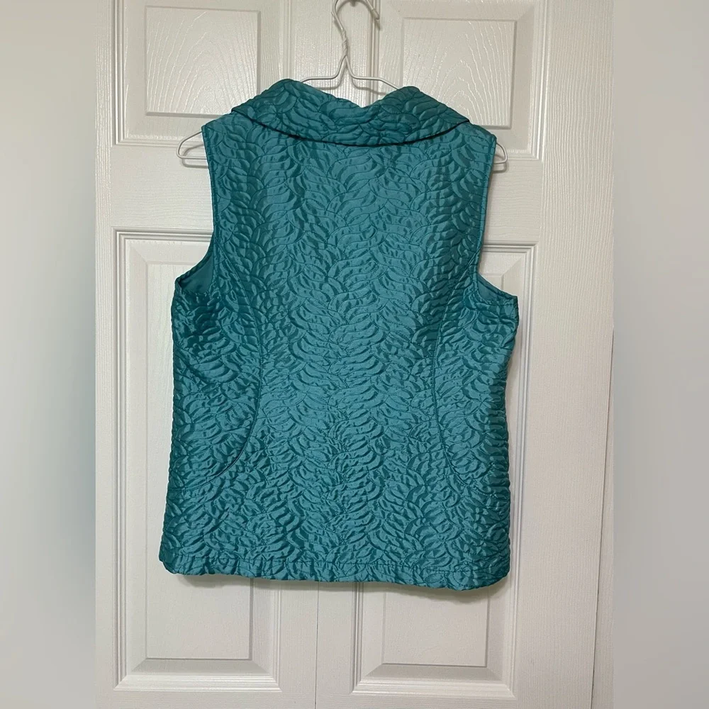 Chico's Teal Quilted Vest
